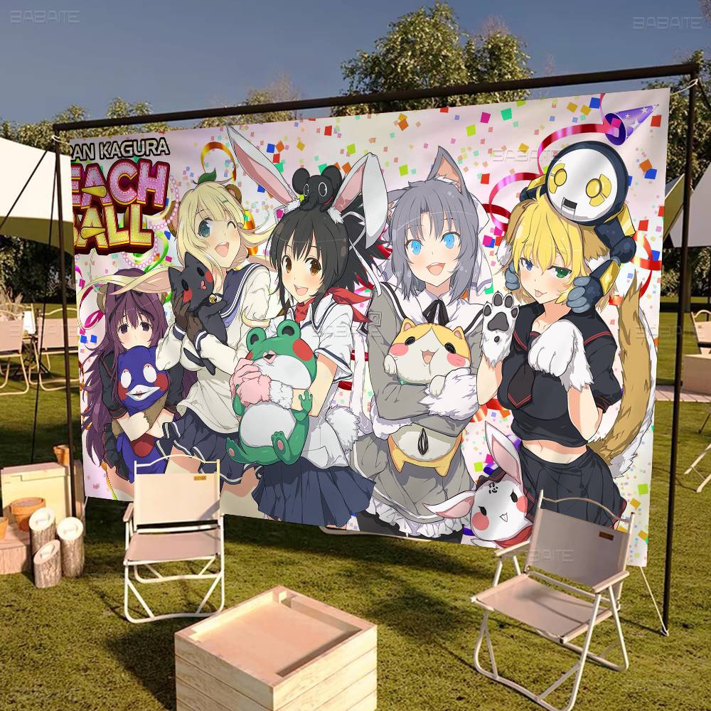 Commercial Printing Company - S-Senran Kagura – flaga reklamowa z