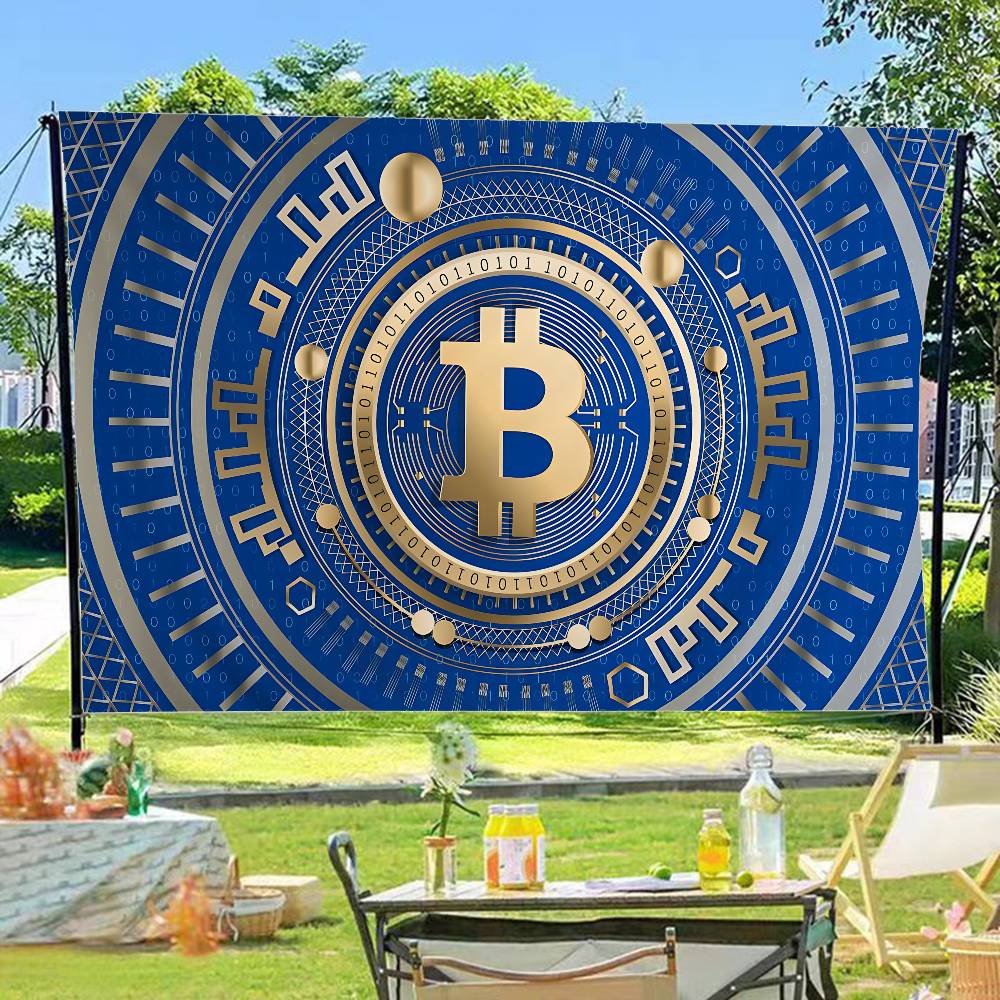 Commercial Printing Company - Popularne logo Bitcoin, zaawansowane drukowanie, reklama