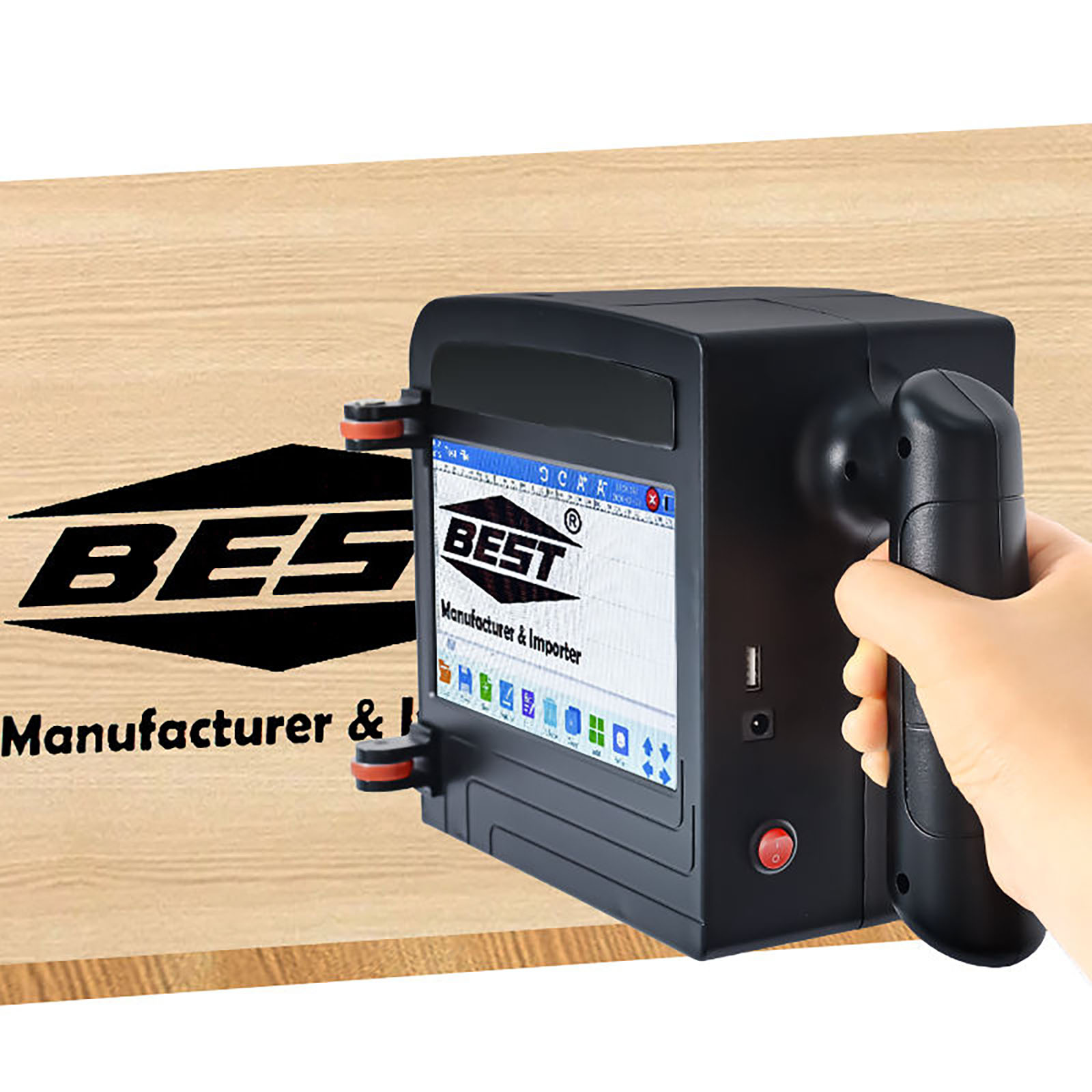 ZM-C100 – przenośna, ręczna dr – Barcode Printer recenzja i cena