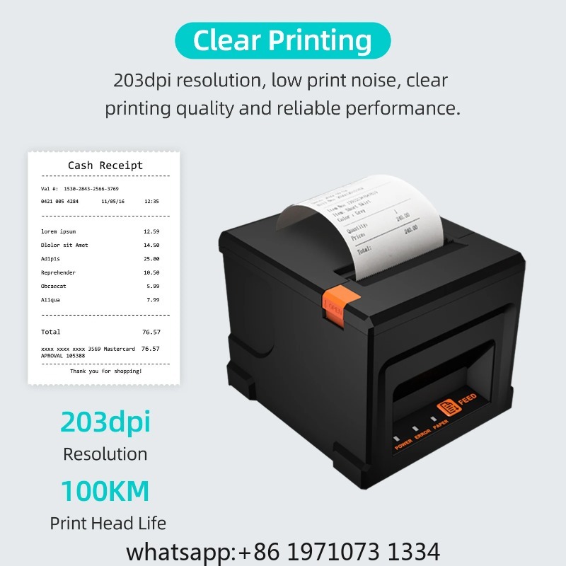 【POS-8360】Drukarka paragonowa  – Receipt Printer recenzja i cena