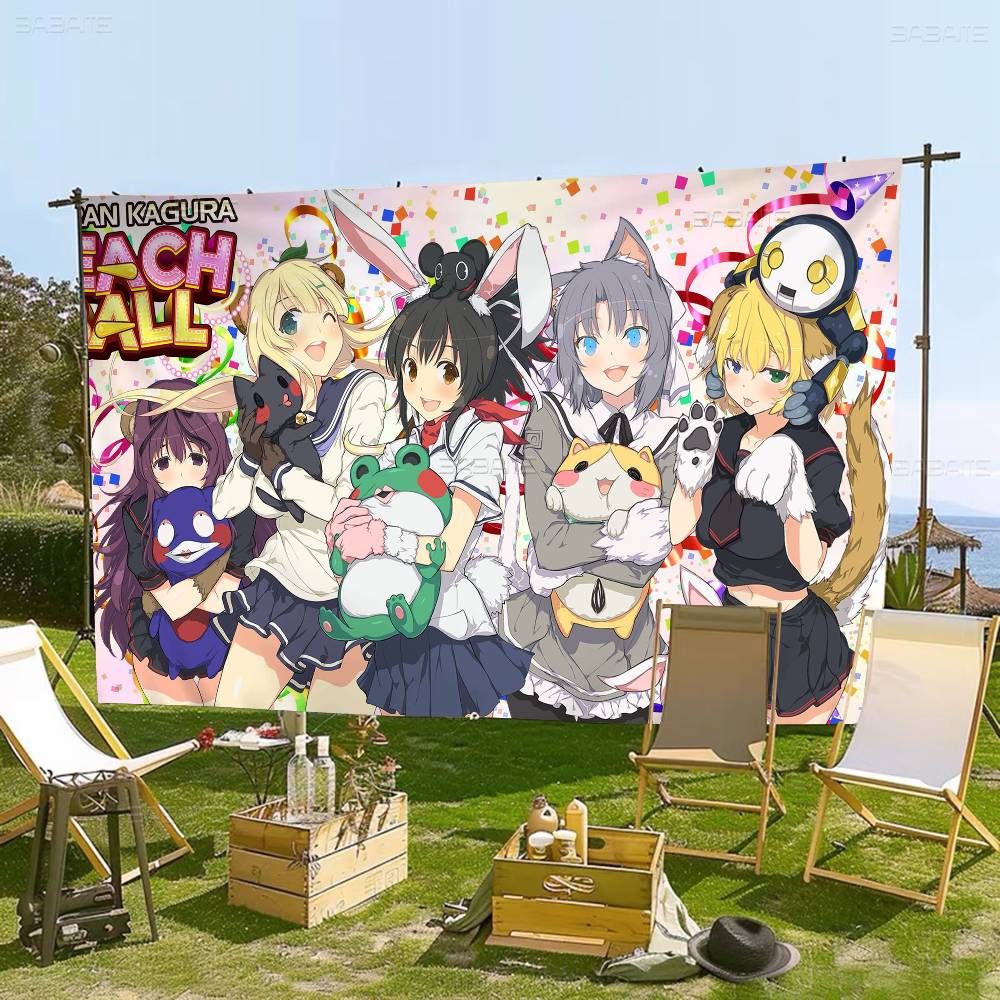 S-Senran Kagura – flaga reklam – Commercial Printing Company recenzja i cena