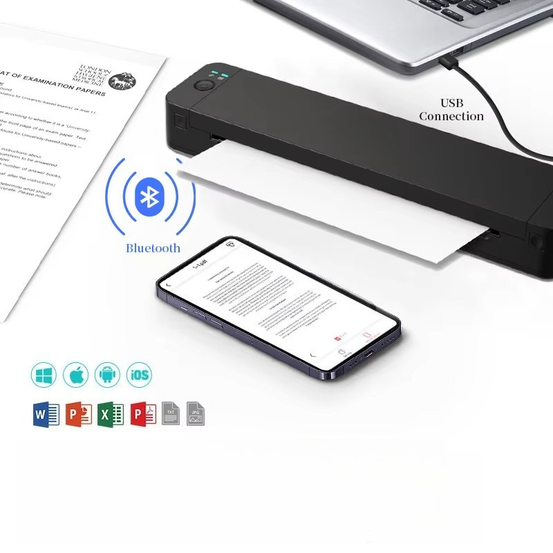 NOWA przenośna drukarka A4 o r – Thermal Printer recenzja i cena